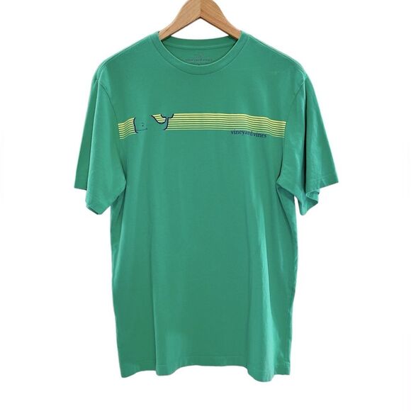 Vineyard Vines Other - Vineyard Vines Men’s Light Green Short Sleeve Graphic Whale Tee, Size Small